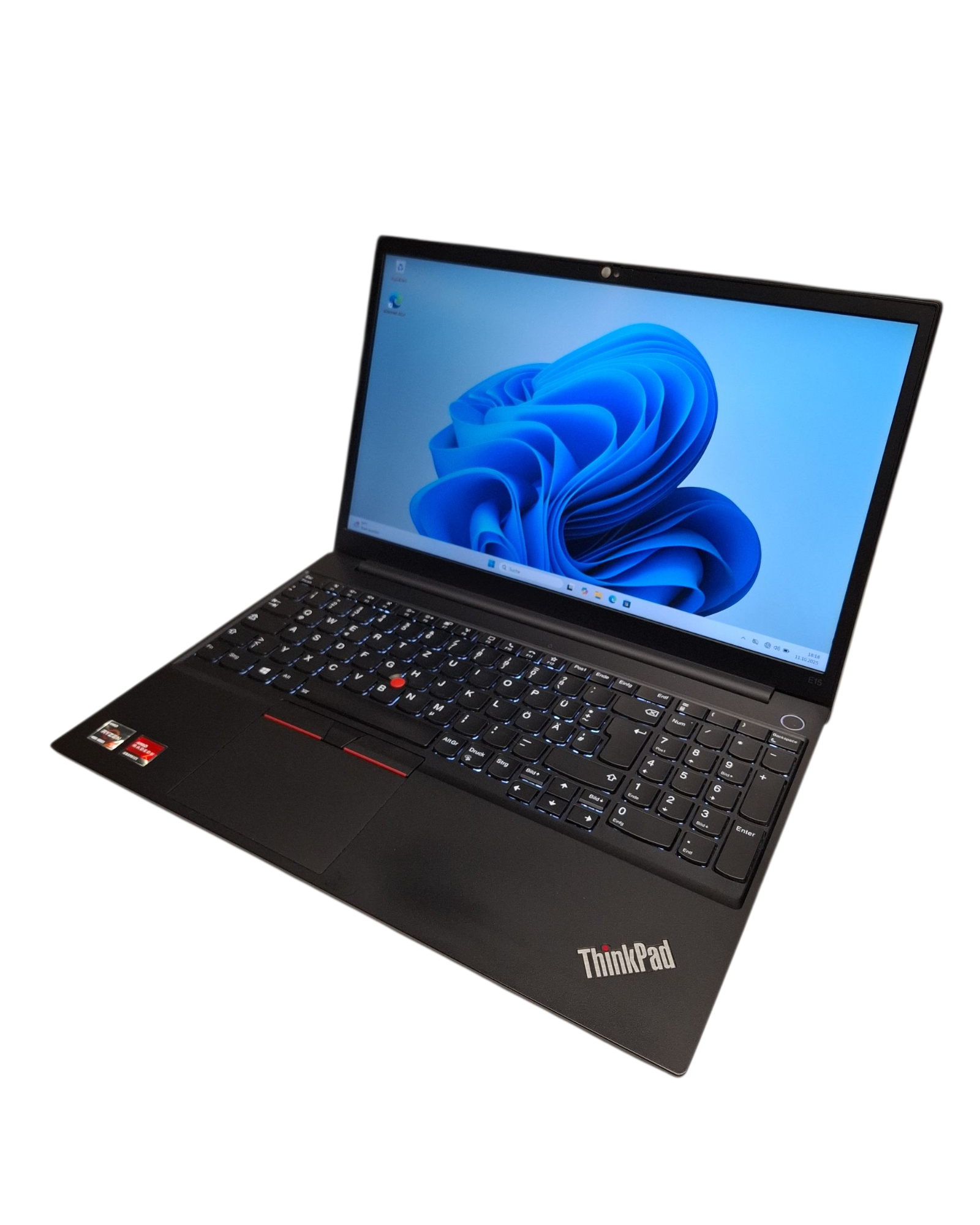 Lenovo ThinkPad E15 Laptop Ryzen 5 Win11 SSD 16GB Ram