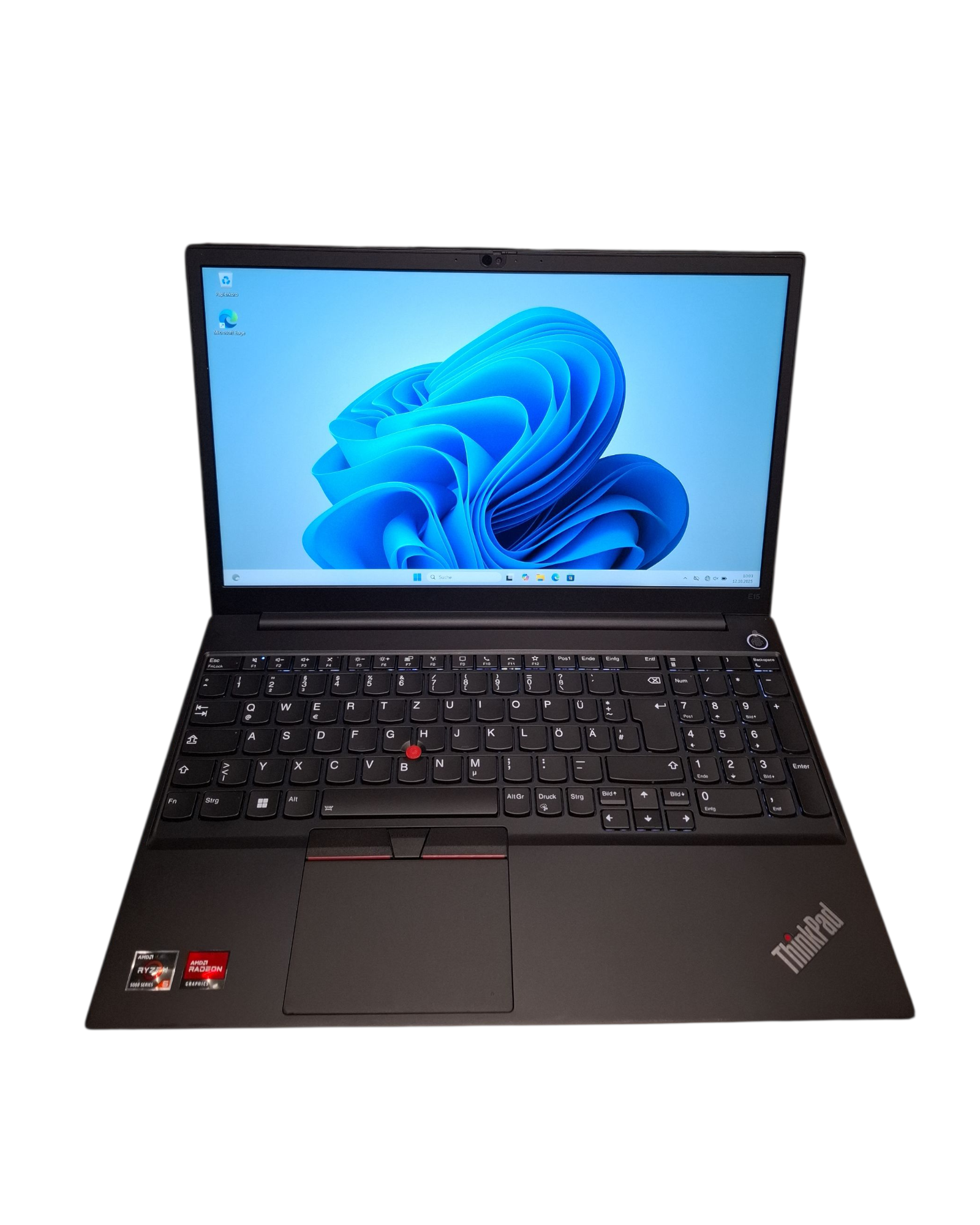 Lenovo ThinkPad E15 Laptop Ryzen 5 Win11 SSD 16GB