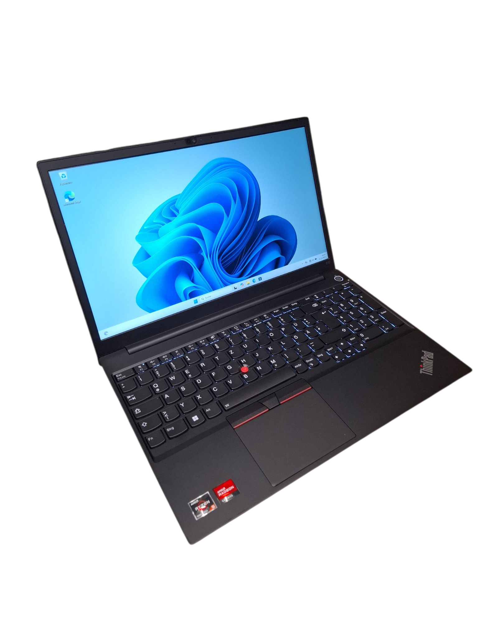 Lenovo ThinkPad E15 Laptop Ryzen 5 Win11 SSD 16GB