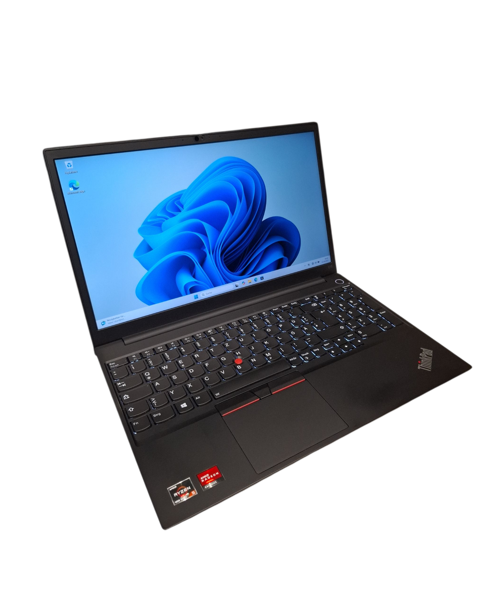 Lenovo ThinkPad E15 Laptop Ryzen 5 Win11 SSD 16GB Ram