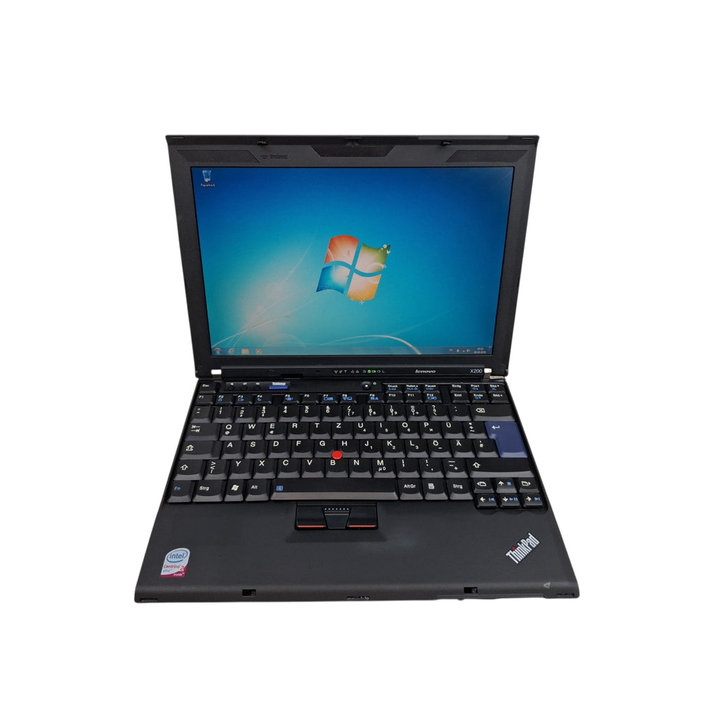 Retro Laptop Lenovo ThinkPad X200 12,1 Zoll Core 2 Duo P8400 4 GB RAM 120 GB SSD Windows 7 Pro