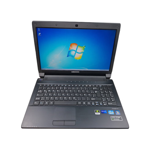 Retro Gaming Laptop Medion Akoya P6815 i7-3610QM GeForce GT Blu-Ray 8 GB 480 GB SSD Win 7 Dual Boot