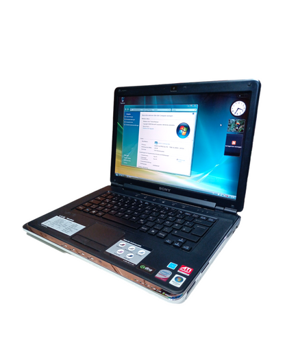 Sony Vaio Windows Vista Laptop mit SSD