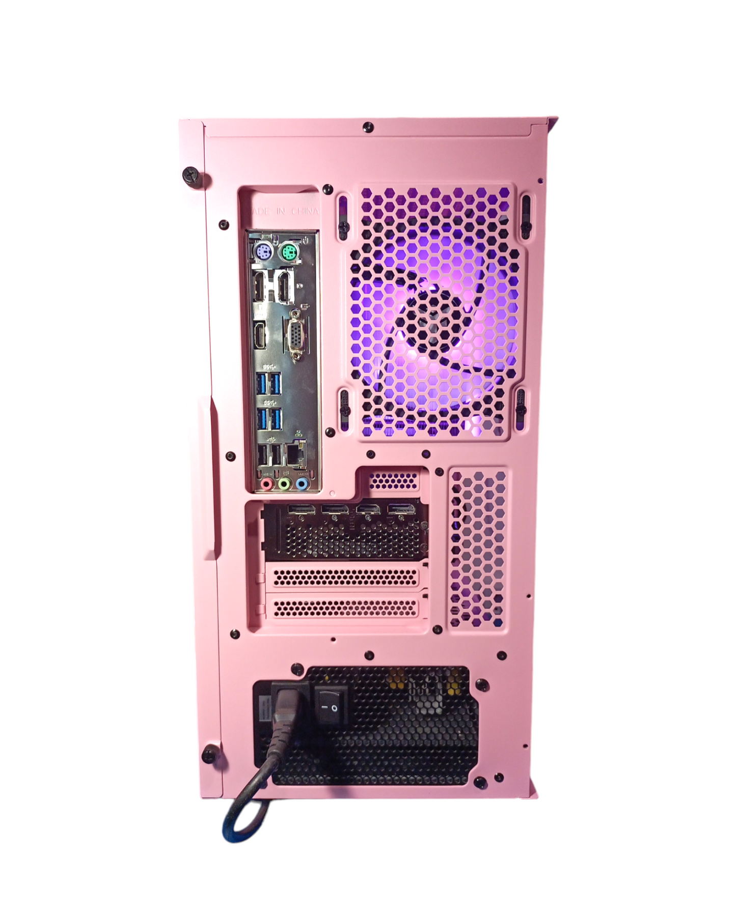 Gaming Pc in Pink mit RX 6650 XT und i5 10600 M2 NVMe