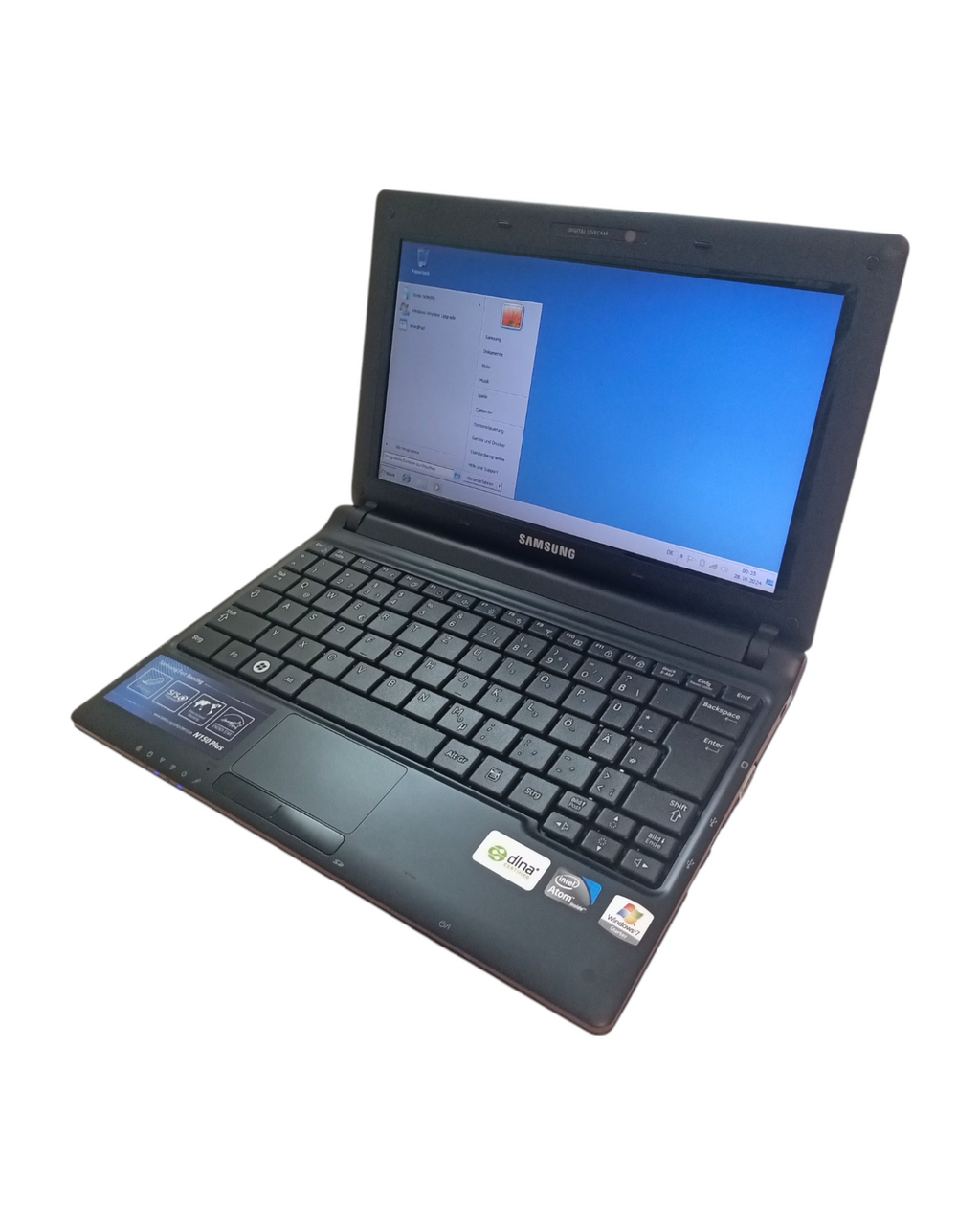 Retro Laptop Win 7 Samsung N150 Plus Windows 7 32bit  refurbished