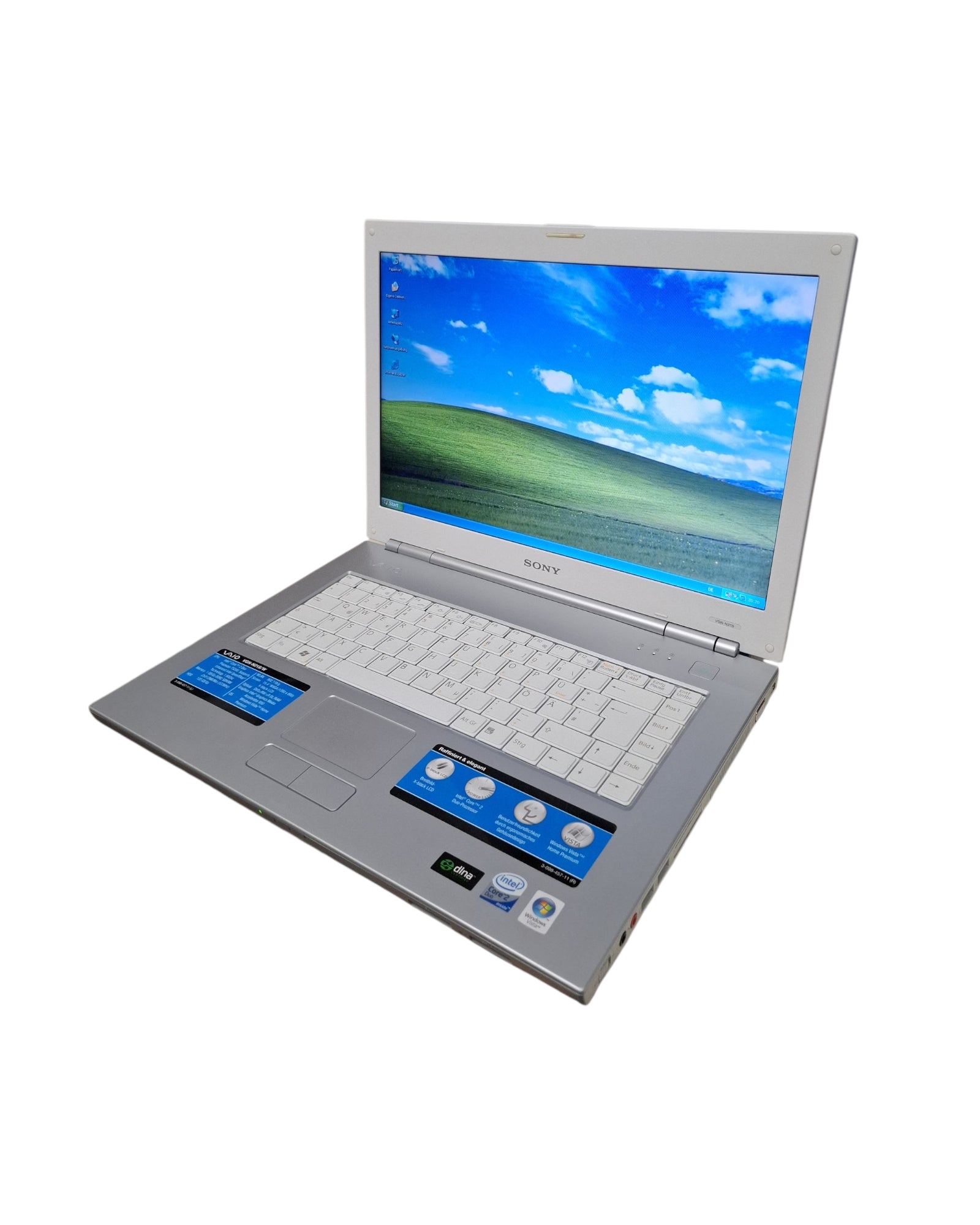 Windows XP Laptop Retro Sony Vaio SSD