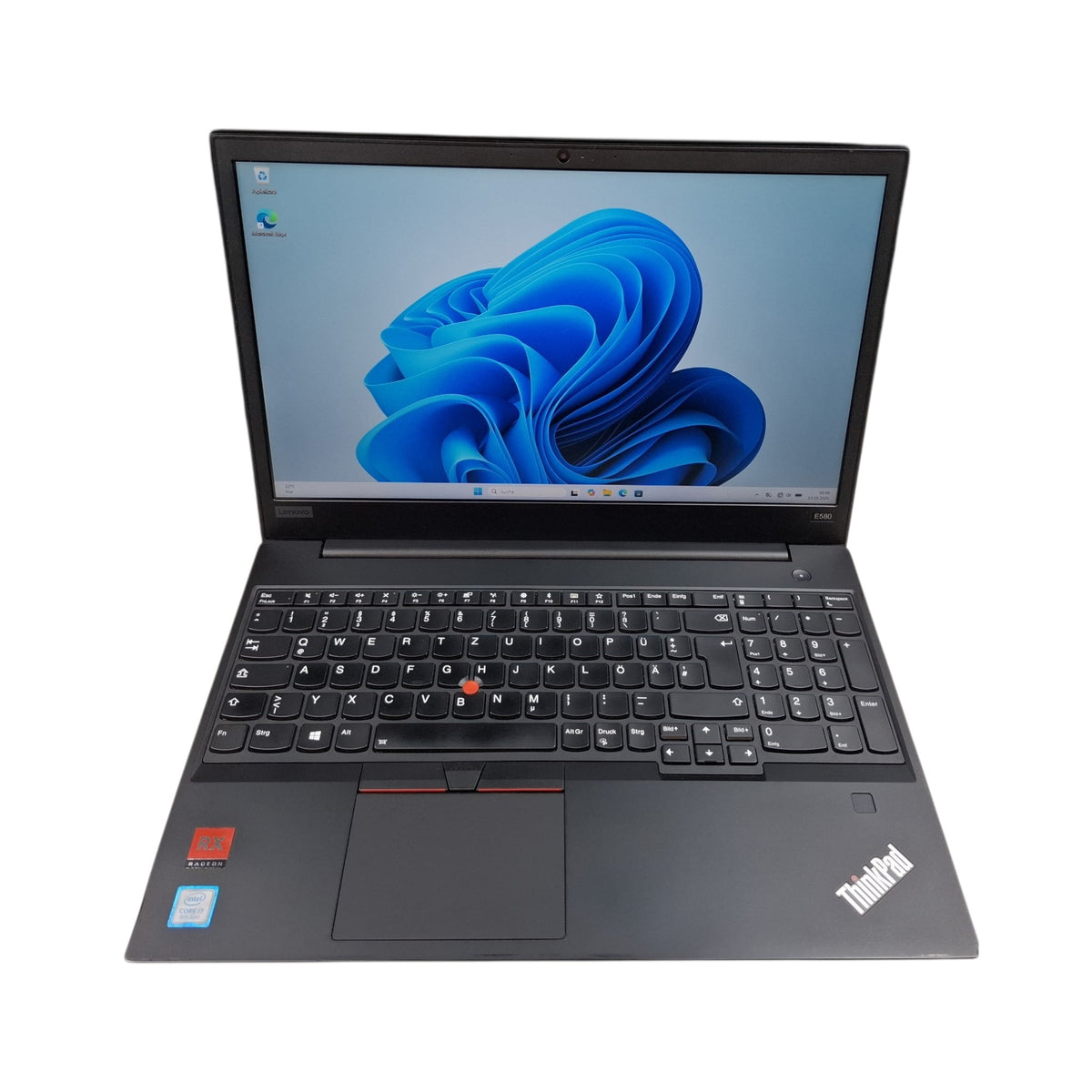 Win 11 Laptop Lenovo ThinkPad E580 i7-8550U 16 GB 256 GB SSD Radeon RX 550 2GB Win 11 Pro