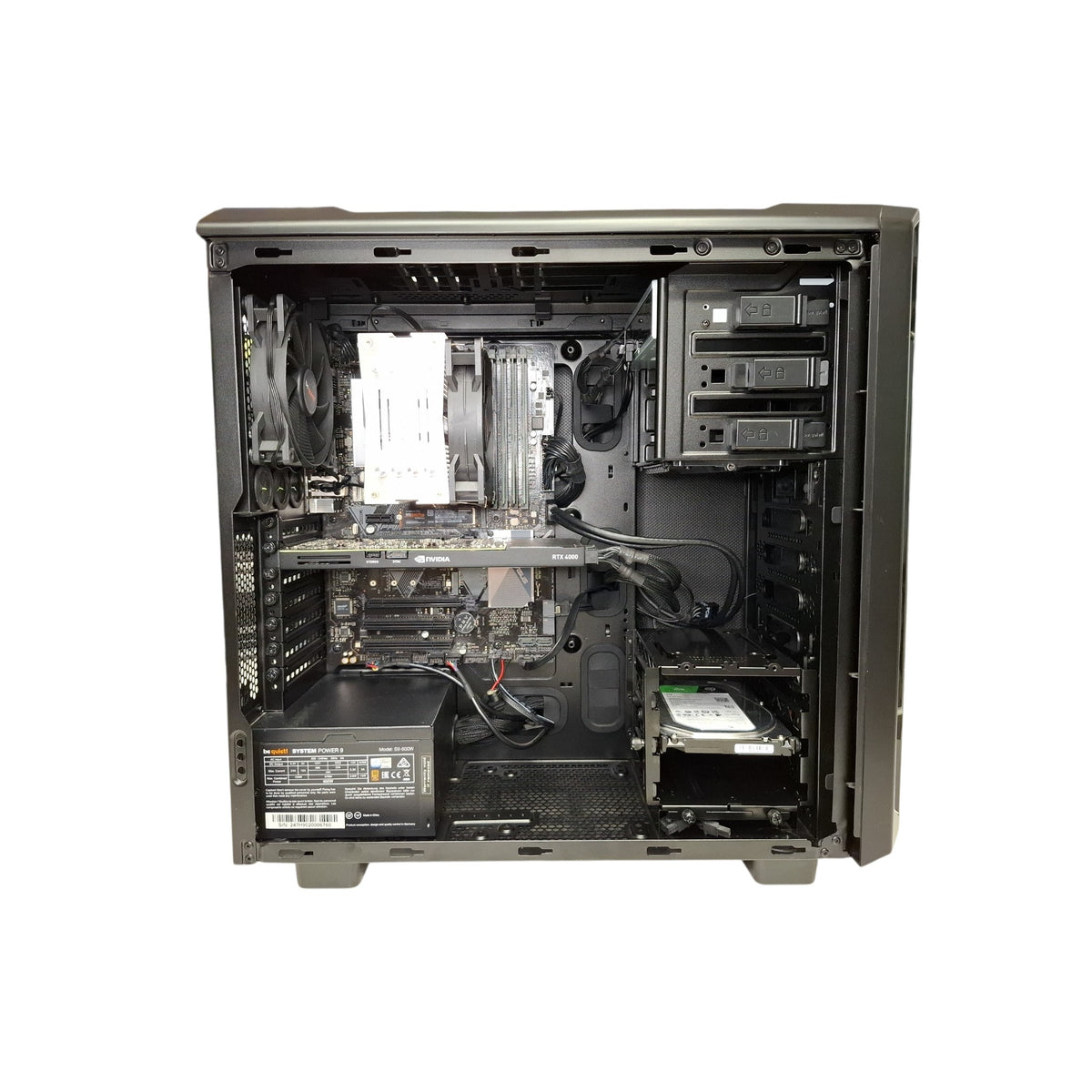 Workstation i7-9700K 32 GB 500 GB NVMe SSD + 2 TB HDD RTX 4000 DVD Win 11 Pro