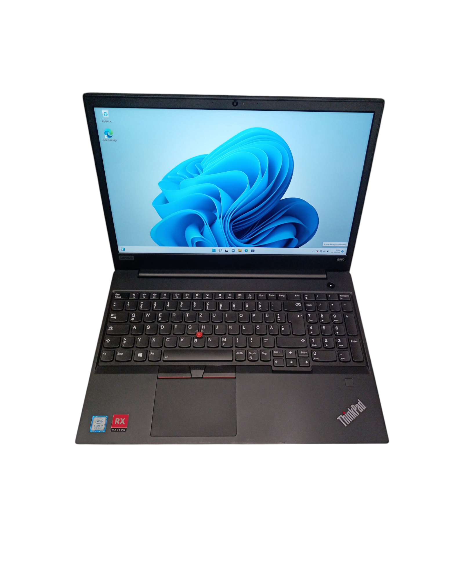 Lenovo ThinkPad E580 Laptop Intel I7 Win 11 RX550 Grafik